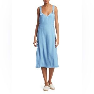 Rag & Bone Tia Sleeveless Button Trim Dress
